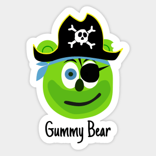 Gummy Bear Pirate Sticker